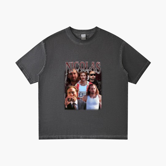 Discover Nicolas Cage Vintage Unisex Gradient T Shirts, Vintage Nicolas Cage Gradient T Shirts