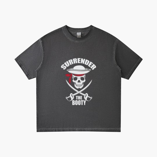 Discover Surrender to Booty Funny Pirate Saber Gift Gradient T Shirts