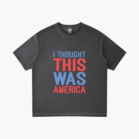 Discover I Thought This Was America Gradient T Shirts