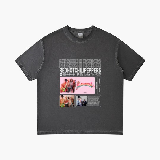 Discover Red Hot Chili Peppers Music Gradient T Shirts, World Tour 2023 Gradient T Shirts, Red Hot Chili Peppers Vintage Retro Gift