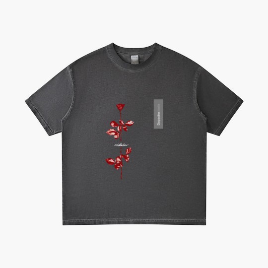 Discover 1990 Depeche Mode World Violator Concert Tour Gradient T Shirts