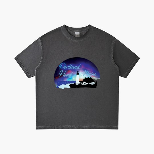 Discover Portland Head Lighthouse, Maine, Souvenir, Gift, Gradient T Shirts