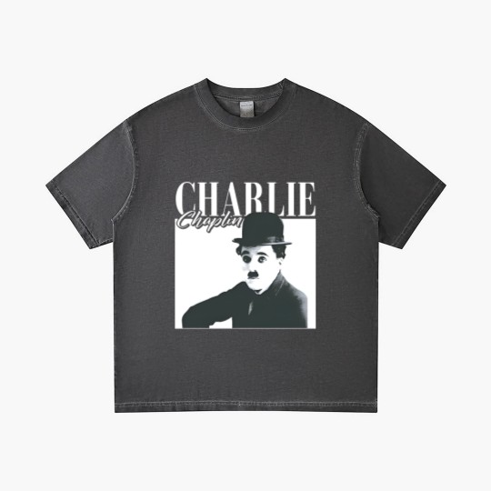 Discover Charlie Chaplin Gradient T Shirts, The Tramp Fan Gradient T Shirts, Charles Spencer Chaplin Vintage 90s Gradient T Shirts
