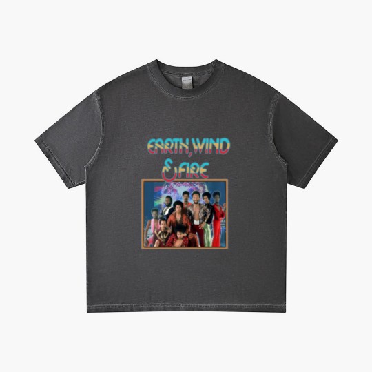 Discover Earth Wind and Fire Vintage Gradient T Shirts, Earth Wind and Fire Gradient T Shirts, Earth Wind and Fire 80s Vintage Homage Gradient T Shirts