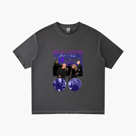 Discover Two Icons One Night Bill Joel and Nick Stevie Tour 2023 Gradient T Shirts