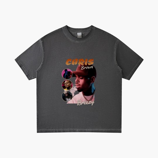 Discover Chris Brown Under The Influence Tour Cotton Gradient T Shirts