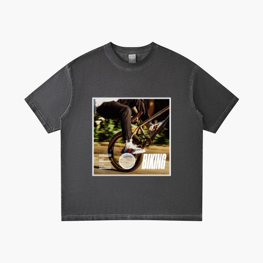 Discover Biking Frank Ocean Jay-Z Tyler The Creator Song Graphic Gradient T Shirts Gradient T Shirts