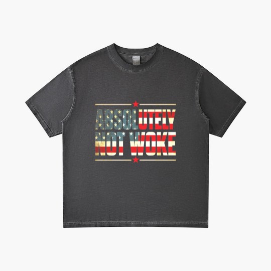 Discover Absolutely Not Woke Anti Woke Cancel Culture Gradient T Shirts