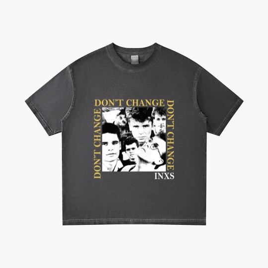 Discover Vintage INXS Dont Change Gradient T Shirts, 1990s X Tour Vintage Concert