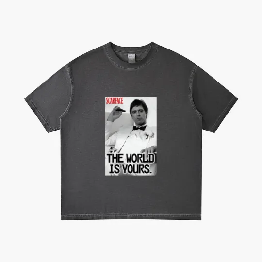 Discover Scarface The World Is Yours Gradient T Shirts, Al Pacino Gradient T Shirts