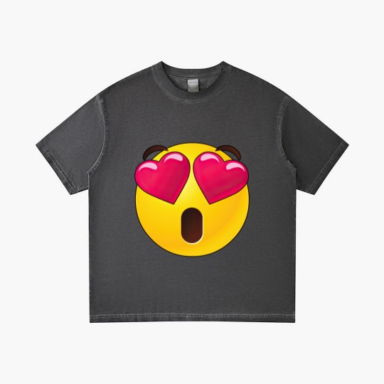 Discover Emoji Heart Eyes Valentines Gradient T Shirts