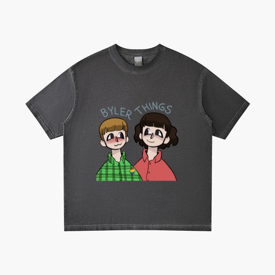 Discover Byler Will And Mike Ship Design Gradient T Shirts