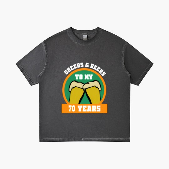 Discover 70th Birthday 70 Years Gift Funny Saying Gradient T Shirts
