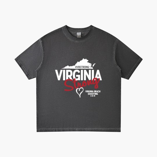 Discover Virginia Beach Strong Gradient T Shirts