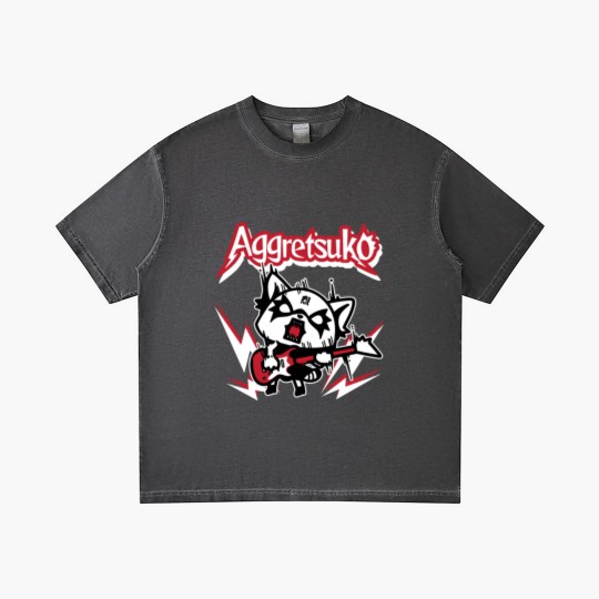 Discover Aggretsuko Rocker Rage Gradient T Shirts Gradient T Shirts Gradient T Shirts