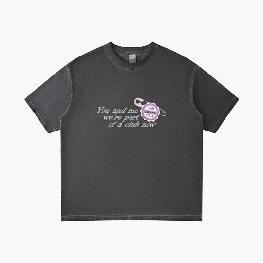 Discover Up; Grape Soda Pin Gradient T Shirts