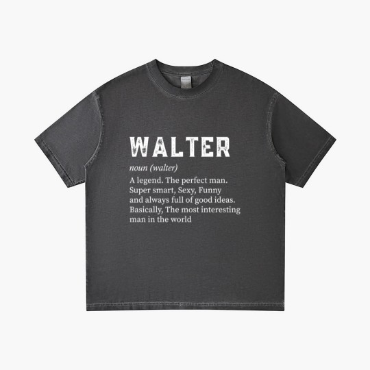 Discover Mens Walter Name Gradient T Shirts