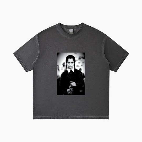 Discover Wednesday Addams Poison Horror Movie Gradient T Shirts