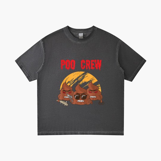 Discover Poop Poo Pile Funny Friends Colleagues Poo Crew Gradient T Shirts Gradient T Shirts