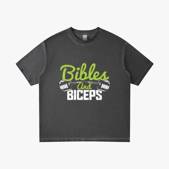Discover BIBLES AND BICEPS Gradient T Shirts