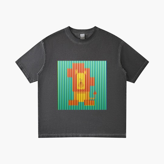 Discover Lion Artwork Carlos Cruz Diez Gradient T Shirts