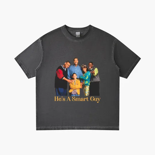 Discover He’s A Smart Guy - Smart Guy Lyrics Gradient T Shirts