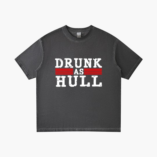 Discover Drunk As Hull Funny Hockey Gradient T Shirts