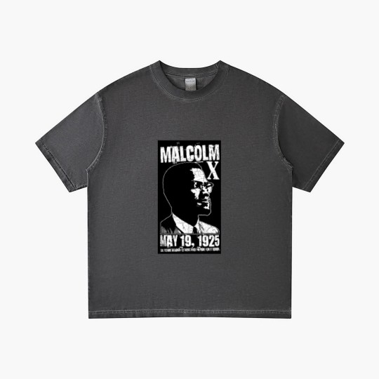Discover Malcolm X Anniversary Gradient T Shirts/