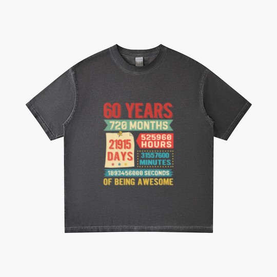 Discover Turning 60 Years Old 60Th Birthday Decorations Bda Gradient T Shirts