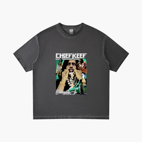 Discover Chief Keef Rap Gradient T Shirts, Vintage Rap Gradient T Shirts, Hip Hop Gradient T Shirts, Vintage Hip Hop Gradient T Shirts