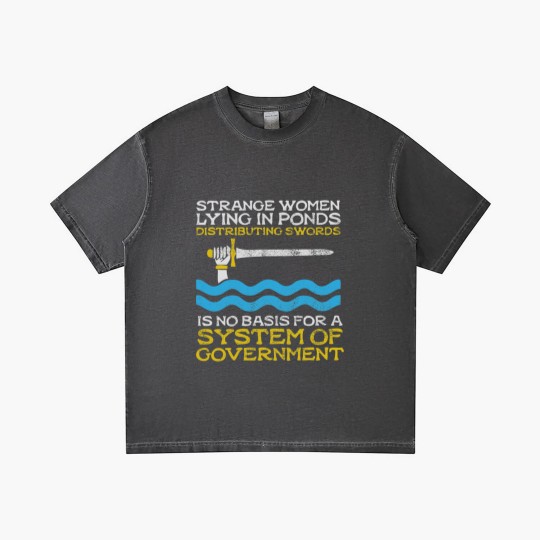 Discover Monty Python System Of Government - Distressed Look Gradient T Shirts