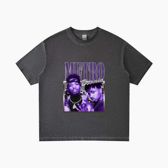 Discover RETRO METRO BOOMIN Vintage Gradient T Shirts, Metro Boomin Hip-Hop/Rap