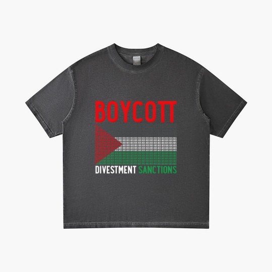 Discover Boycott Israel Divestment Sanctions - Palestine Gradient T Shirts