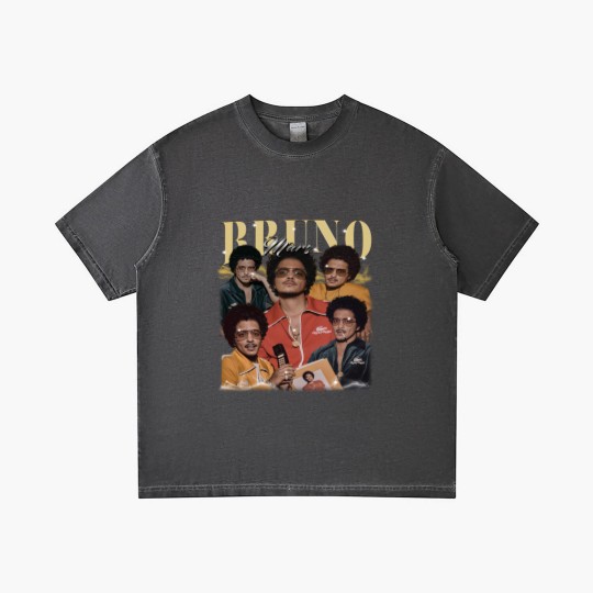 Discover Bruno Mars Music Gradient T Shirts, Bruno Mars Music Pop Gradient T Shirts, Bruno Mars Concert 2023 Gradient T Shirts
