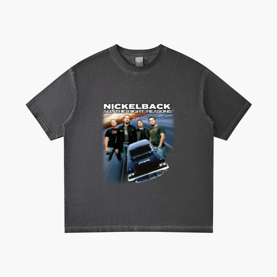 Discover Nickelback Music Gradient T Shirts, Vintage Get Rollin' Tour 2023 Tickets Album All the Right Reasons