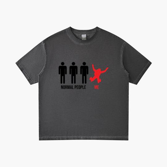 Discover Normal People Me Skydiver Skydive Funny Parachute Gradient T Shirts