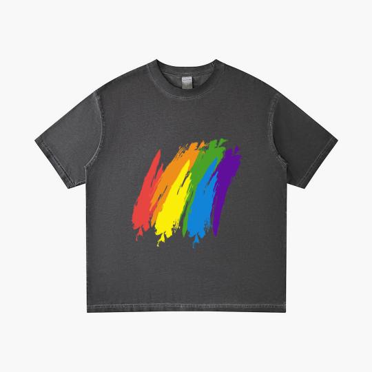 Discover Abstract colorful rainbow LGBTQ Gradient T Shirts