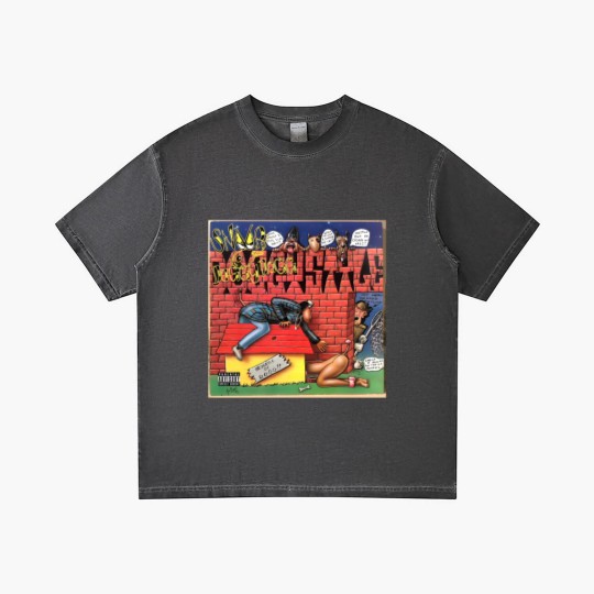 Discover Snoop Dogg Doggystyle Album Cover Gradient T Shirts