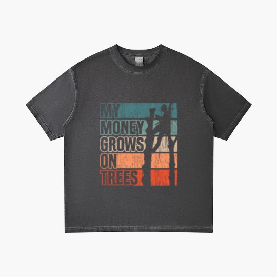 Discover My Money Grows On Trees Vintage Tree Climb Gradient T Shirts