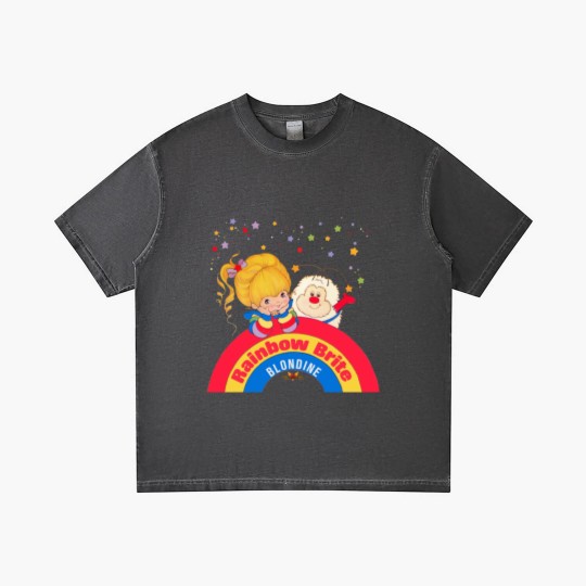 Discover Vintage Blondine Rainbow Brite Gradient T Shirts