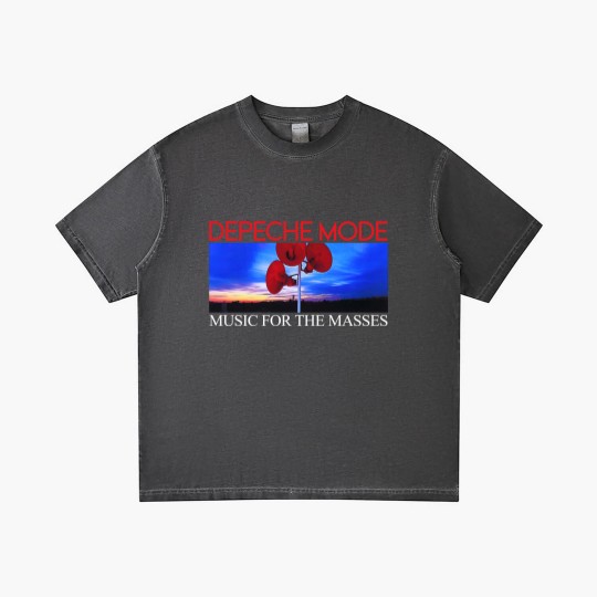 Discover Depeche Mode "Music for the Masses" Gradient T Shirts