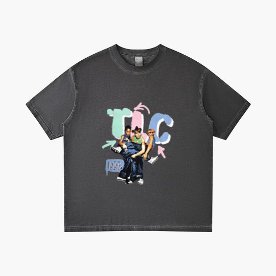 Discover TLC Gradient T Shirts, XL, 1992 Vintage