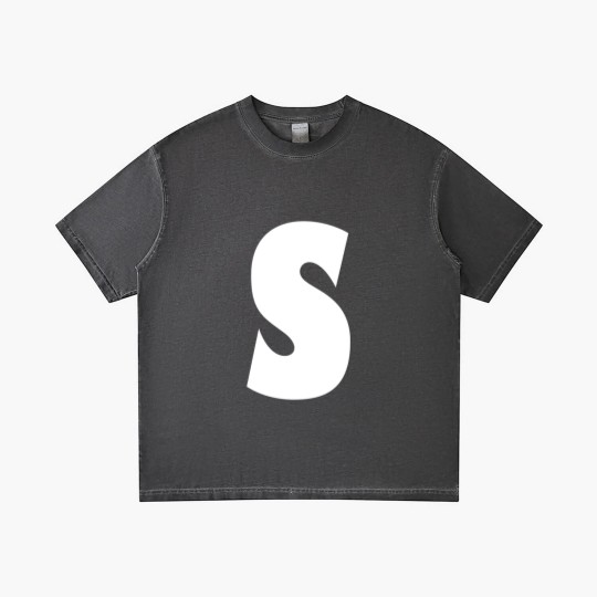 Discover Chipmunks "S" Simon Letter Print Halloween Costume Gradient T Shirts