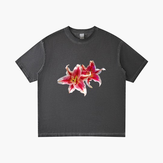 Discover Stargazer Lily Pair Gradient T Shirts