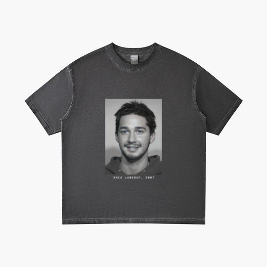 Discover Shia LaBeouf, 2007 Mugshot Gradient T Shirts