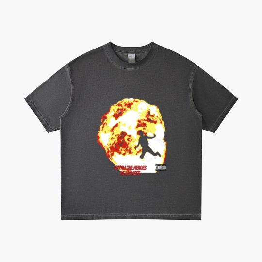 Discover Metro Boomin Not All Heroes Wear Capes Album Cover Gradient T Shirts