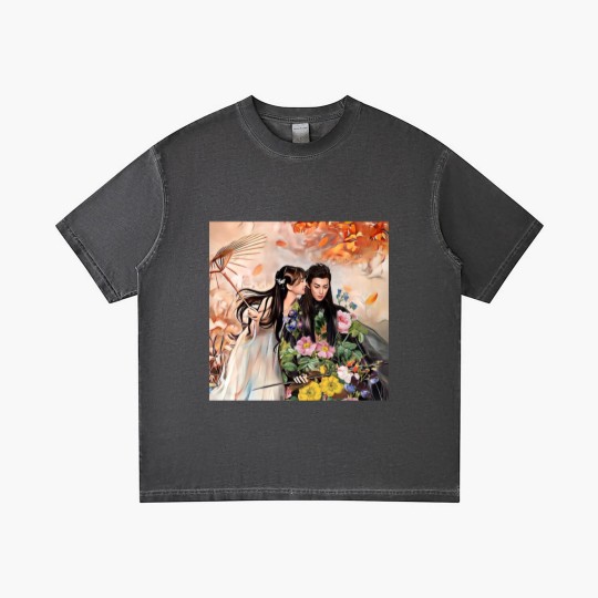 Discover Love Between Fairy and Devil starring Dylan Wang and Yu Shuxin Gradient T Shirts