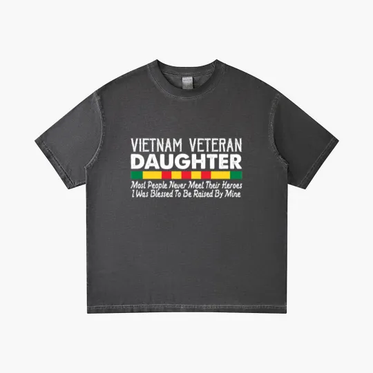 Discover Daughter of a Vietnam Veteran Gradient T Shirts