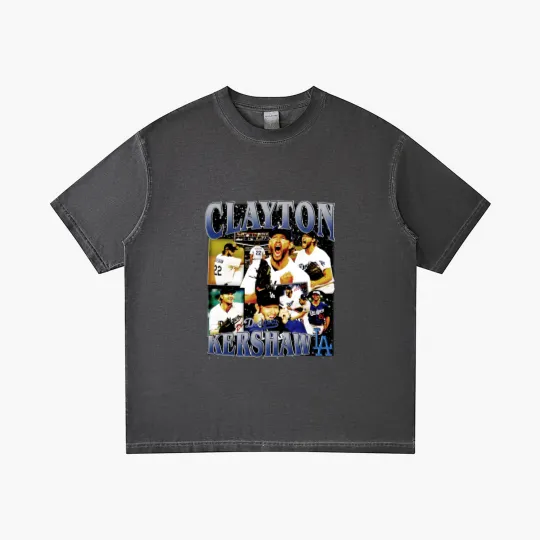 Discover Clayton Kershaw Vintage Gradient T Shirts