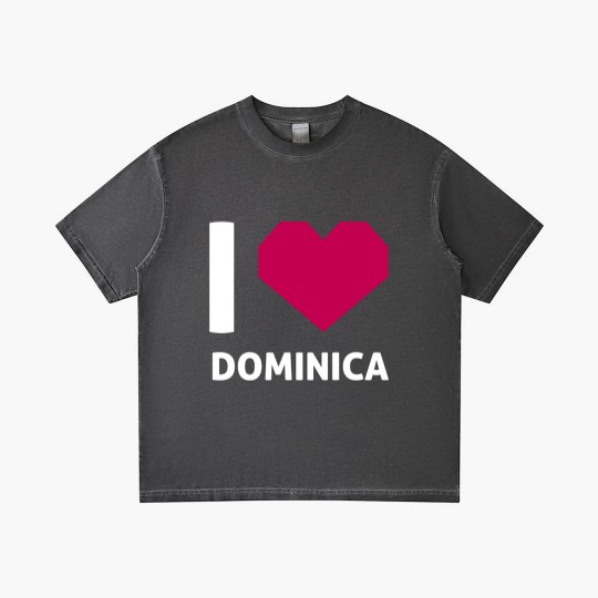 Discover I Love Dominica Gradient T Shirts